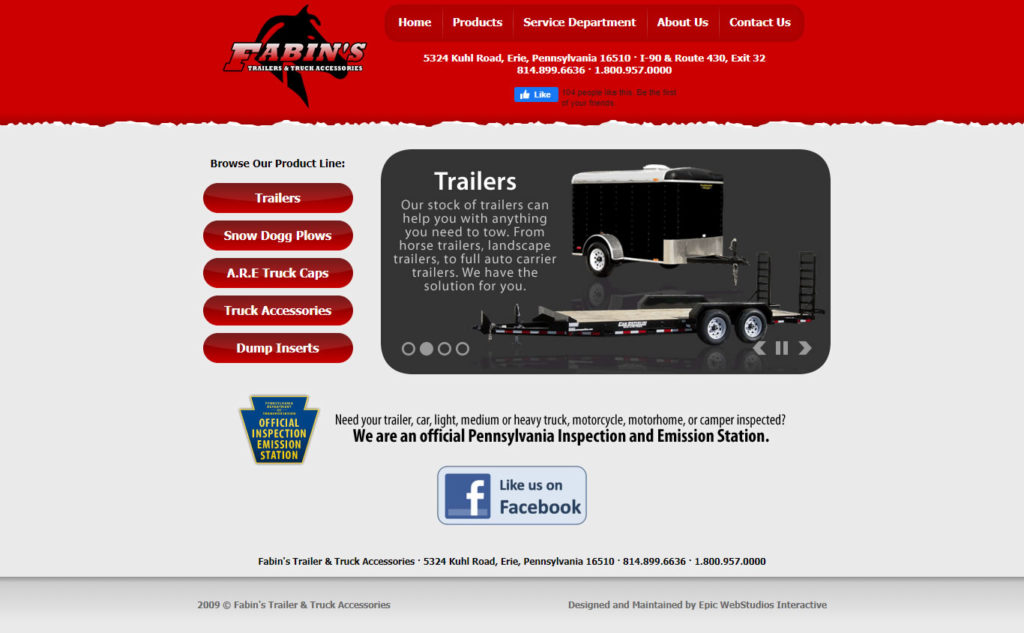 fabins trailers and accessories old website