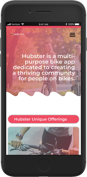 hubster bike website iphone preview