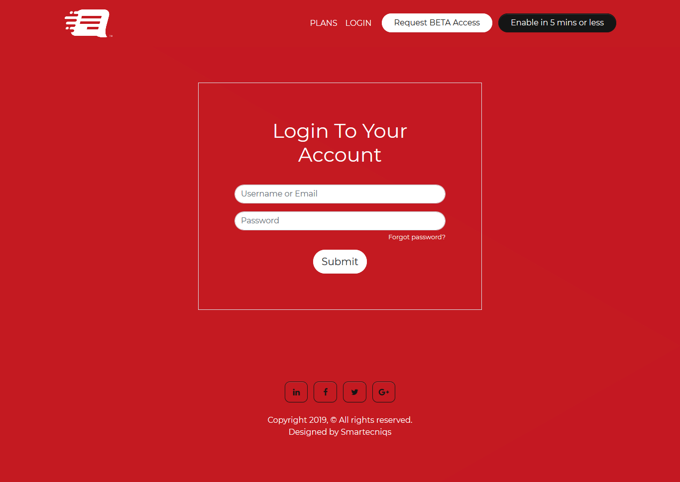 start texting login page