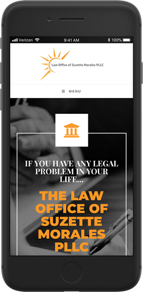 law office of suzette morales website iphone preview