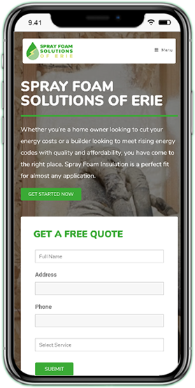 spray foam solutions of erie live preview mock