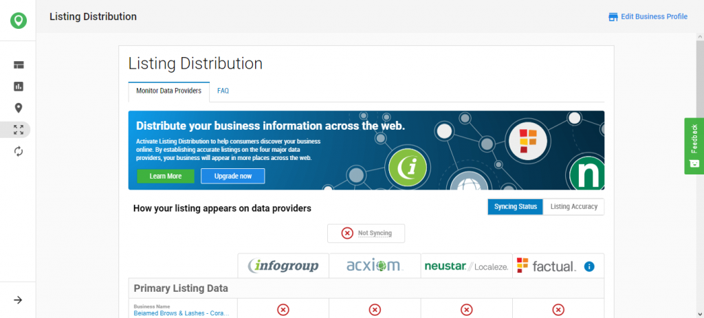 Listing Distribution Overview